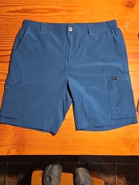 Gerry Weber Men's Teal Blue Cargo Shorts